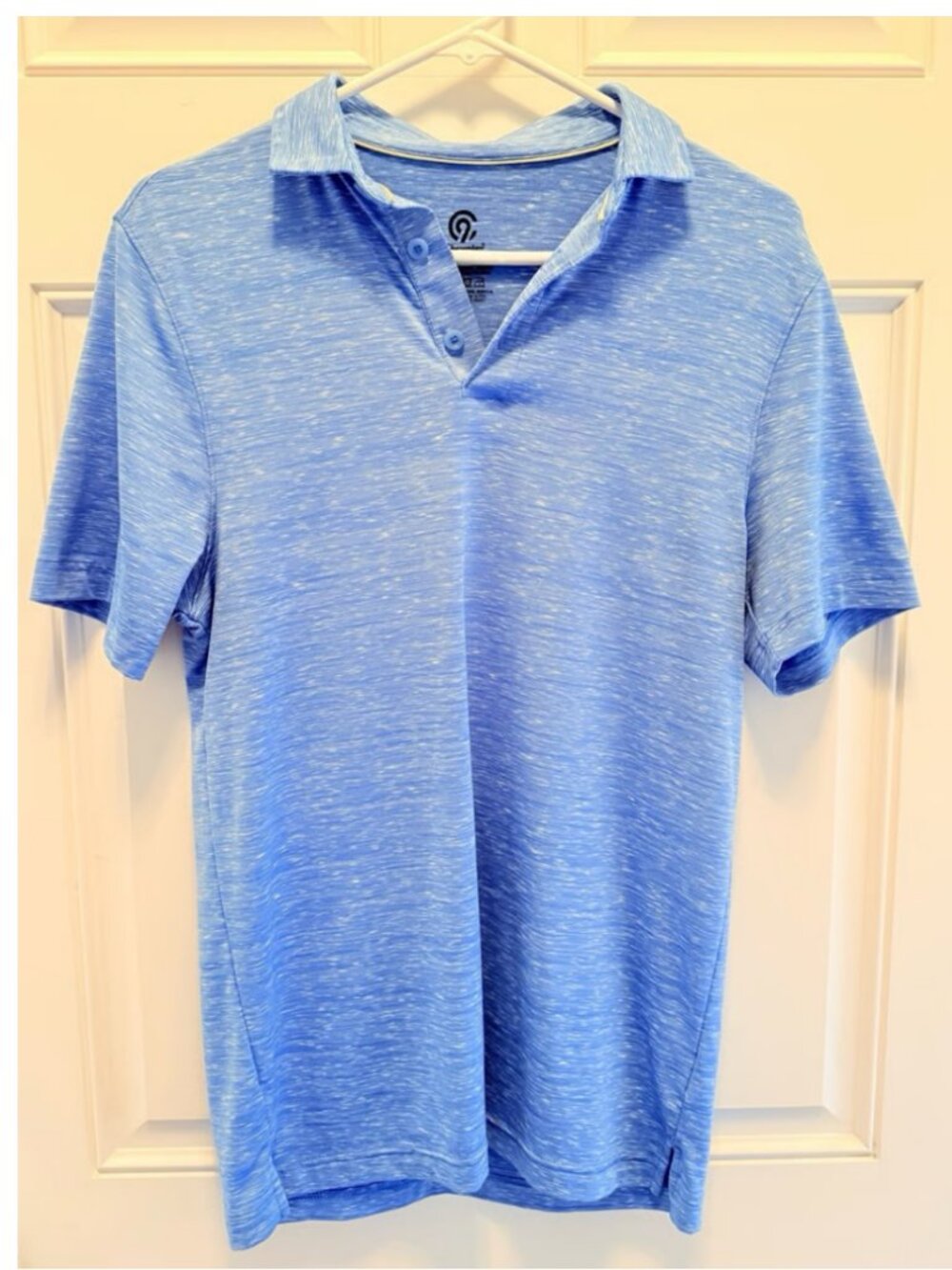 Men's C9 by Champion Active Wear Polo Shirt Light Blue SMALL